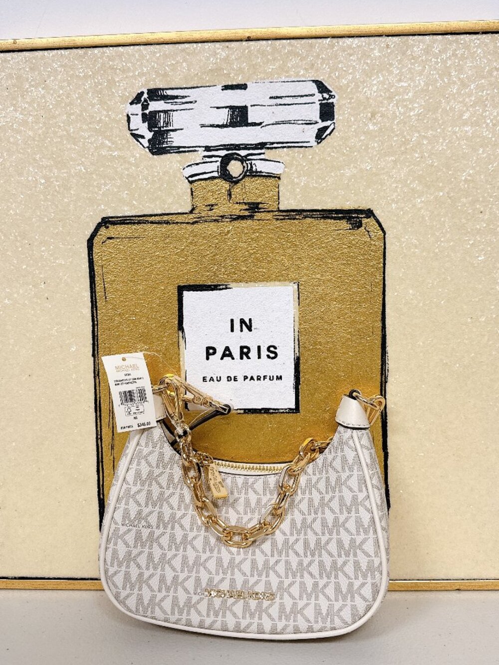 Michael Kors 35R3G4CC1B Cora Extra-Small Signature Logo Shoulder Bag